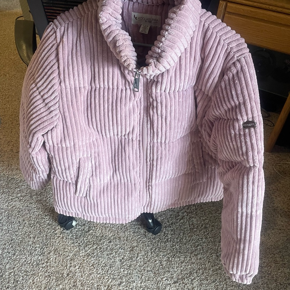 Koolaburra Light Pink Corduroy Puffer Jacket